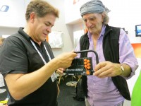 At IBC 2012, left: Jacques Delacoux; right: Jean-Pierre Beauviala. Foto: Jon Fauer, FD Times.